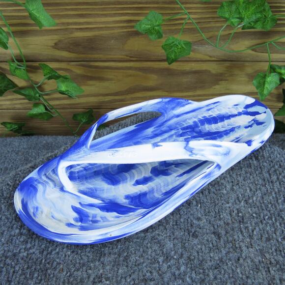 Native Women's Flip Flop Blue Synthetic Sz 11 Medium Gently Used 2025‎ - Picture 1 of 6